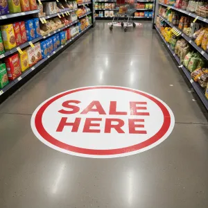Floor Stickers print sample - view 2 - ML PRINT Sydney