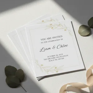 Invitations print sample - view 1 - ML PRINT Sydney