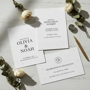 Invitations print sample - view 3 - ML PRINT Sydney