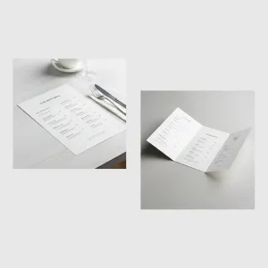 悉尼菜单印刷实拍图 - 角度2 - ML PRINT